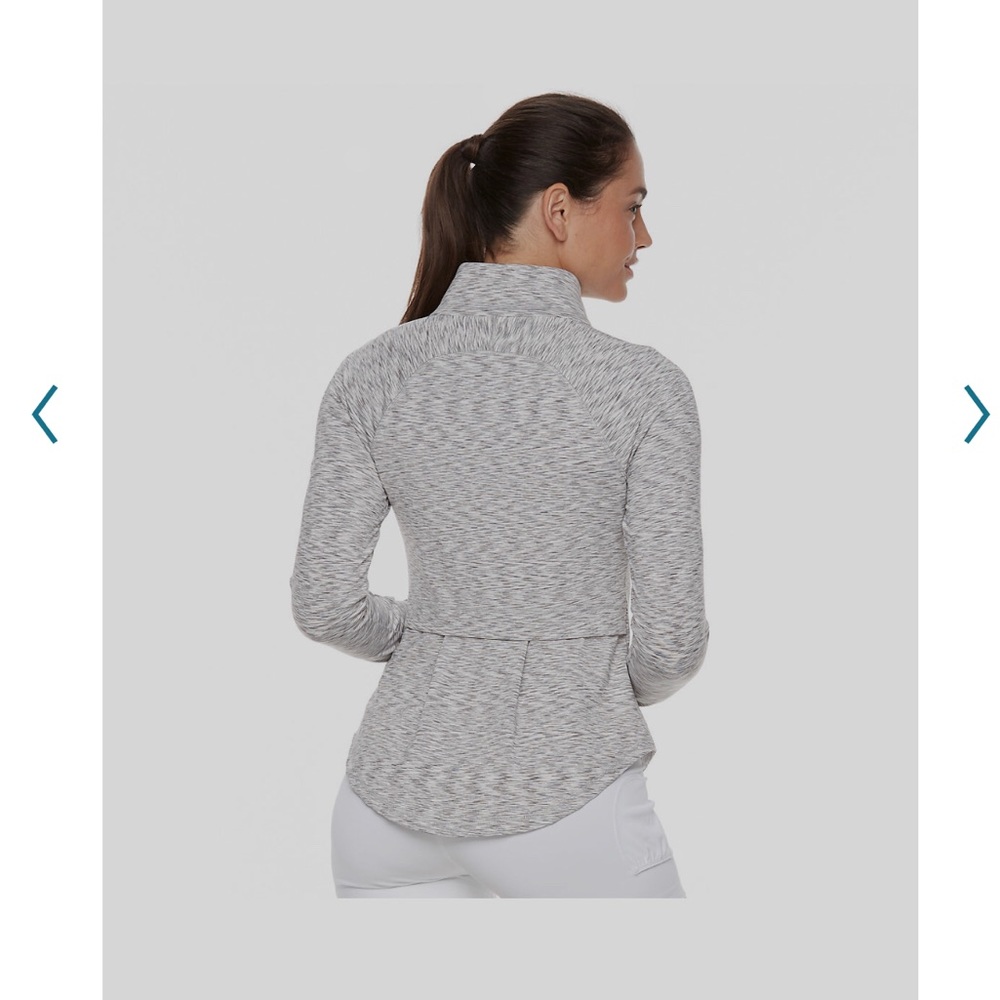 womens fila sport heathered running jacket